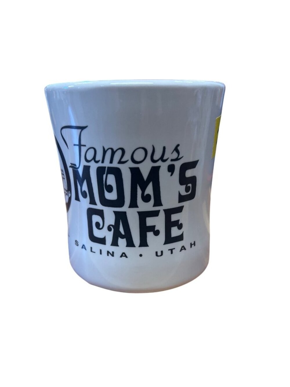 Famous Mom's Cafe coffee mug, Collectible, mid century, heavy old school diner